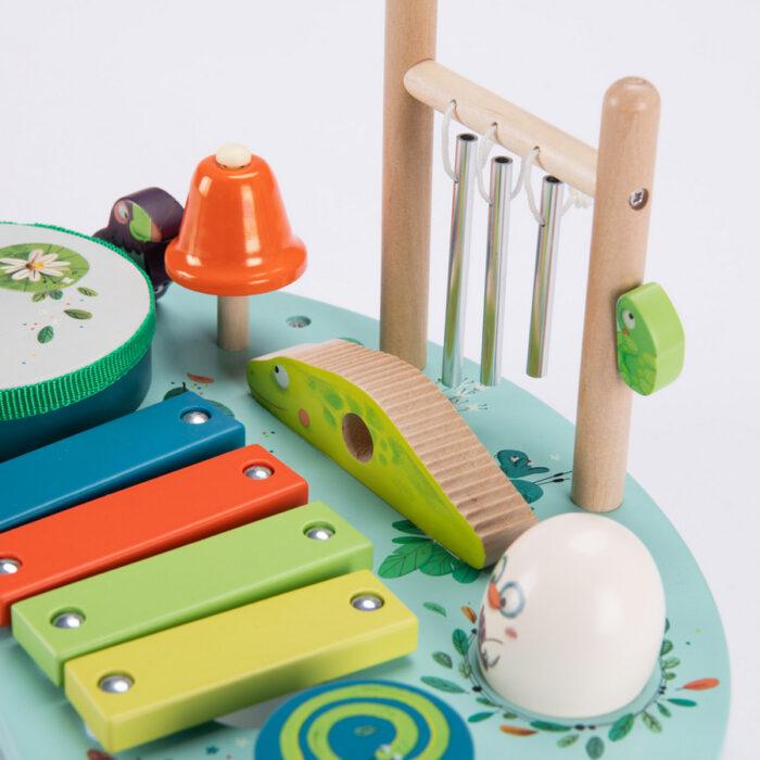 Musical Multi-Activity Table with Jungle Motifs