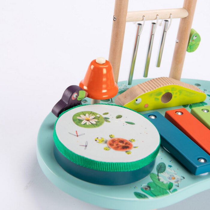 Musical Multi-Activity Table with Jungle Motifs