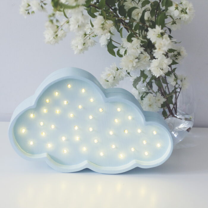 Night Lights Blue Cloud