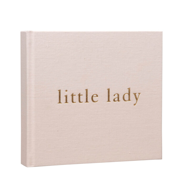 Linen Photo Album Little Lady