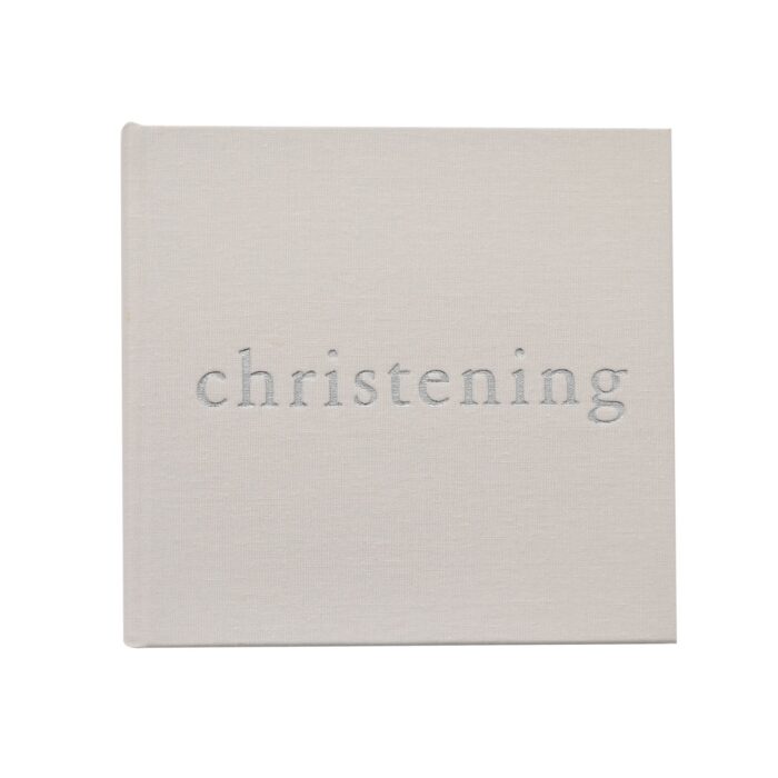 Linen Photo Album Christening