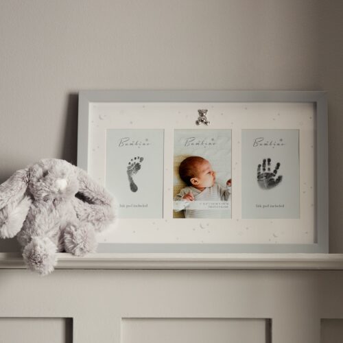 Photo frame baby hand foot print