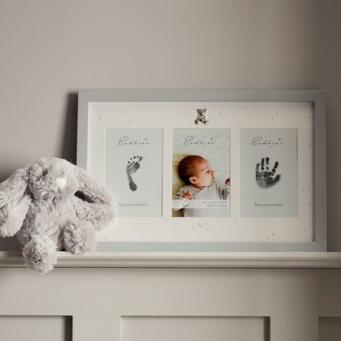 Photo frame baby hand foot print