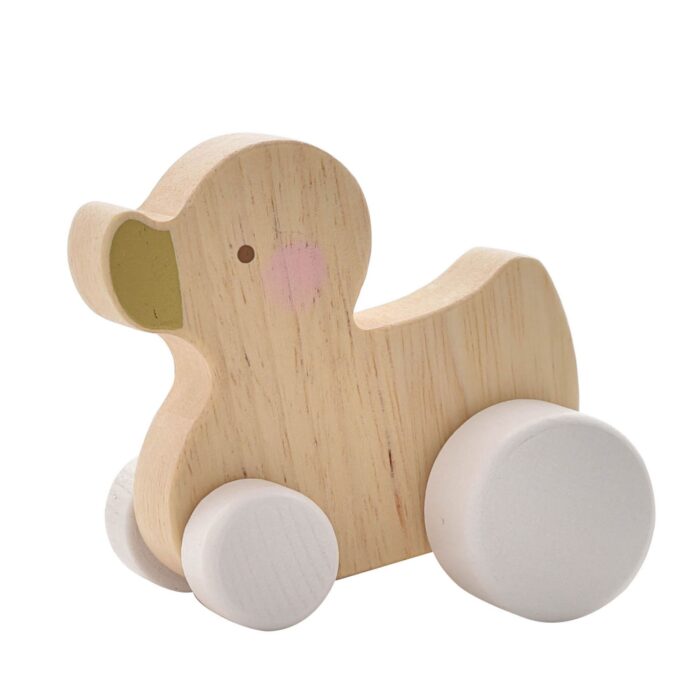 Wooden Push Toy Duck