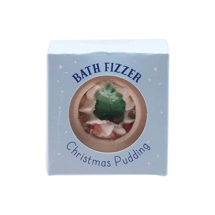 Christmas pudding bath fizzer